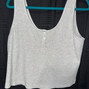 Old Navy Light Gray Tank Top
